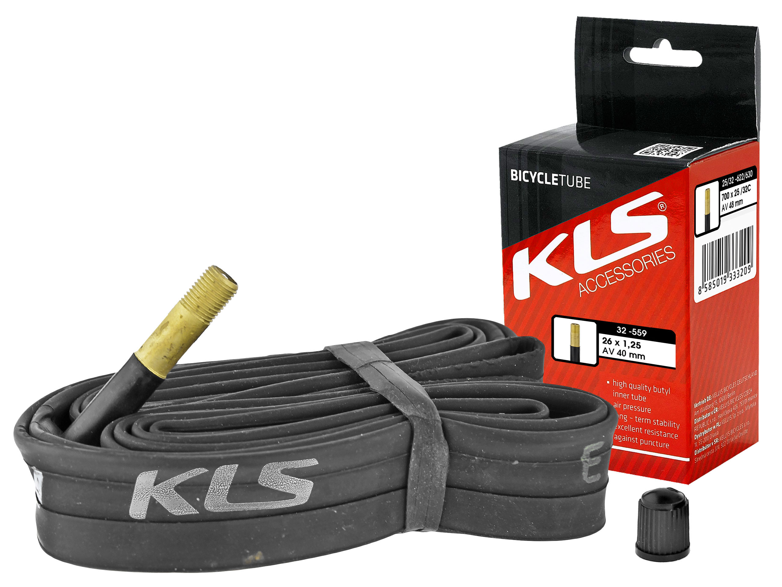 

Dętka Kellys 26x1,25 32-559 Samochodowy Av 40 MM