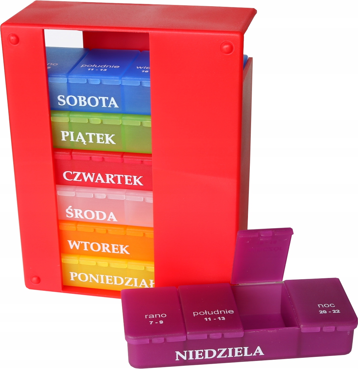 

Pojemnik Pudełko Kasetka Organizer Na Leki Atest