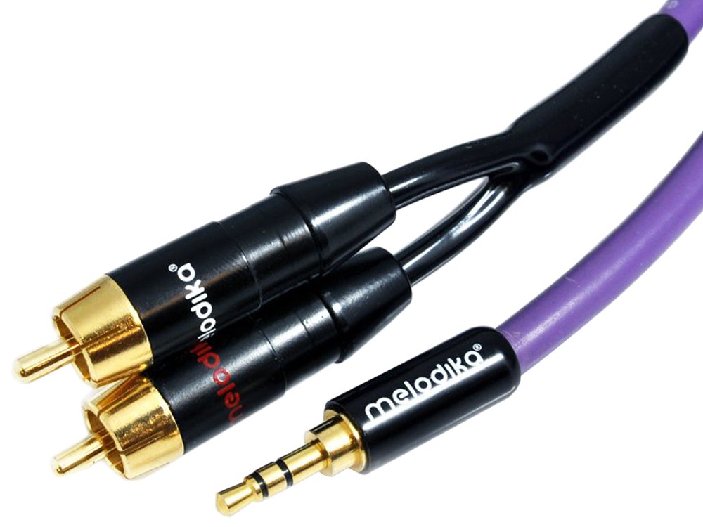 

Kabel Jack 3.5 - 2RCA Cinch Melodika MDMJ2R50 5m