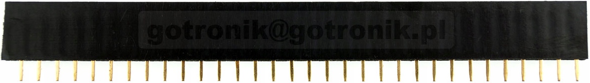 

Gniazdo szpilkowe proste 1x32pin goldpin______Z211