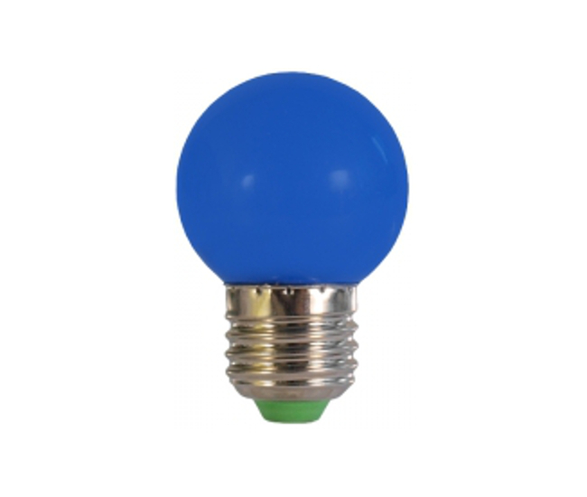 

Ozdobna żarówka ledowa Led E27 230V 1W niebieska
