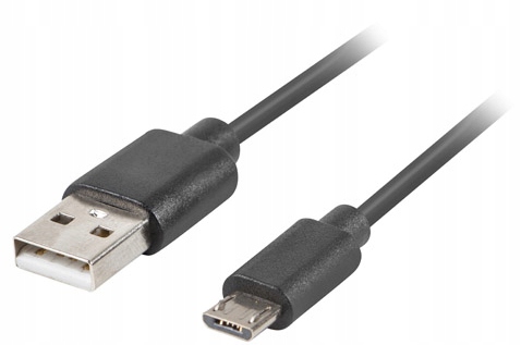 

Kabel Usb Micro B - A 2.0 Qc 3.0 Czarny 0.5M