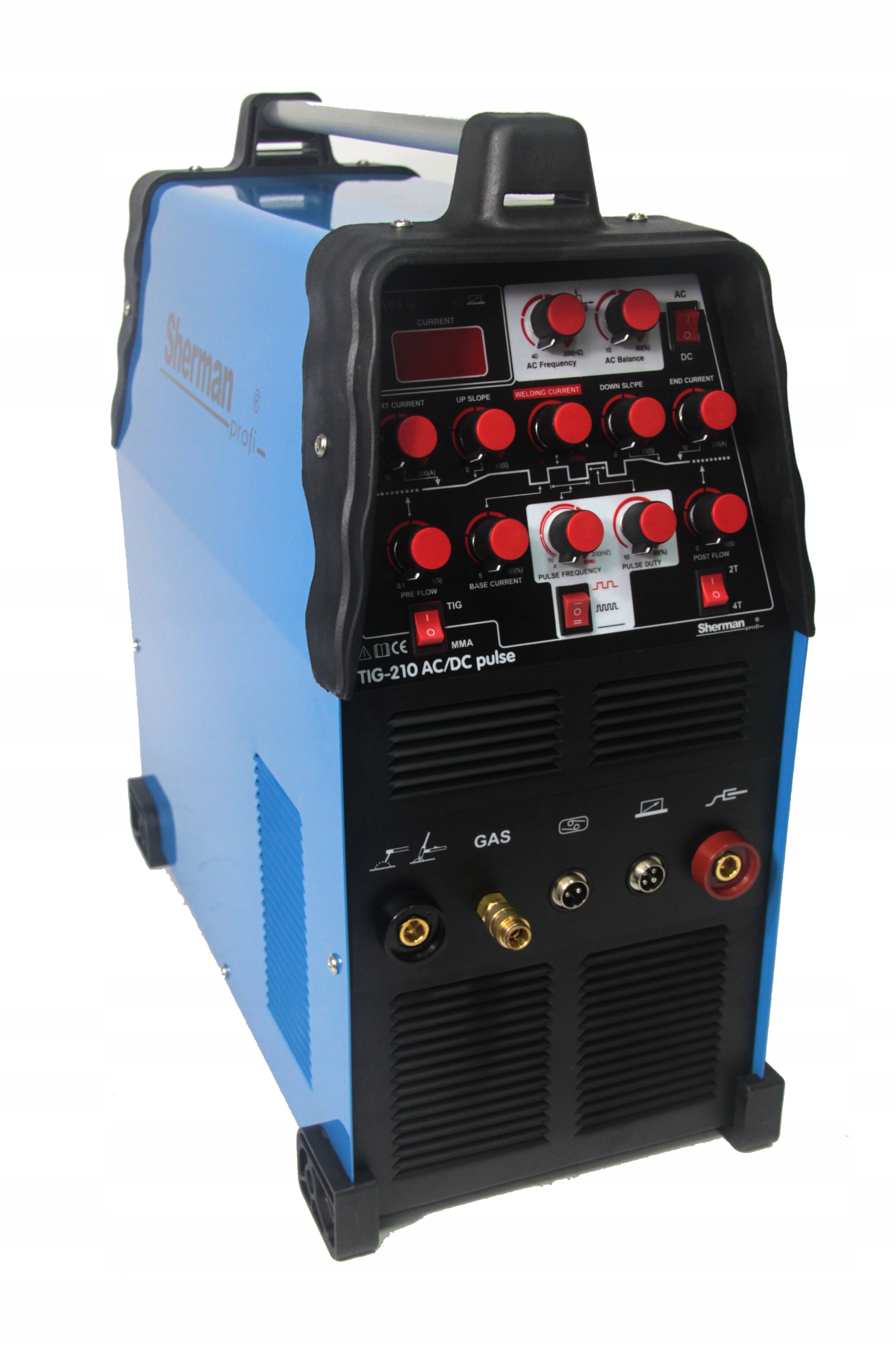 ZESTAW SPAWALNICZY TIG SHERMAN TIG 210 AC/DC PULSE Marka Sherman