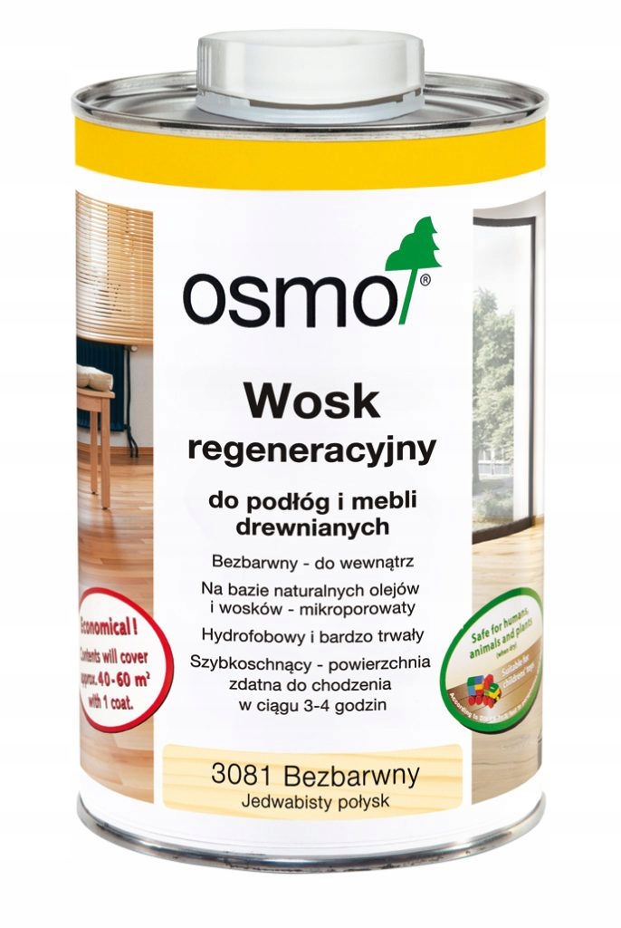 Osmo vosk 1L bezbarvý matný 3079