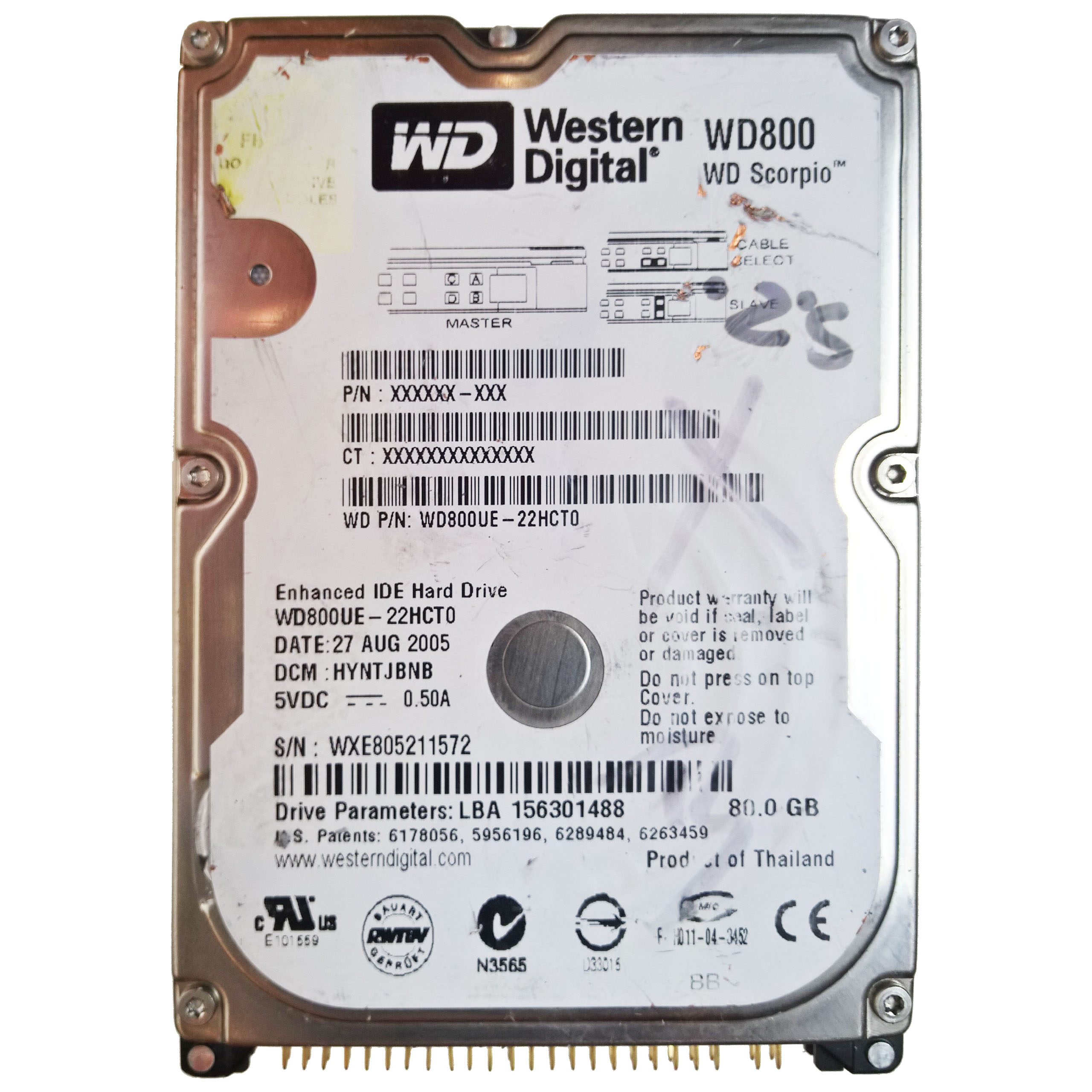 WD WD800 | 22HCT0 | darca ReT