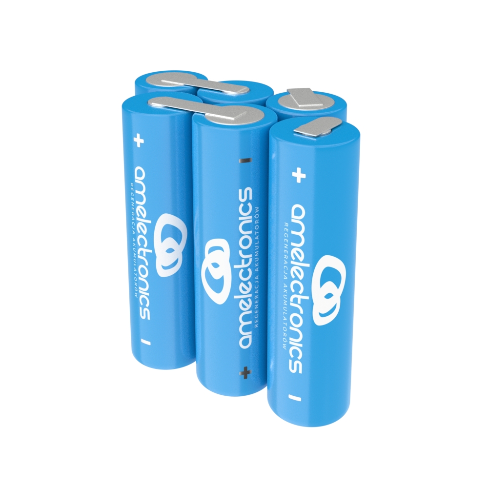 

Pakiet Akumulatorów 6 Ogniw Aa 7,2V 2200mAh Ni-mh