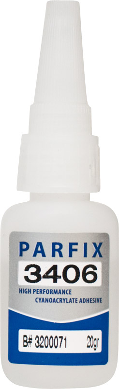 

Klej Cyjanoakrylowy Parfix 3406 20g Guma Elastomer