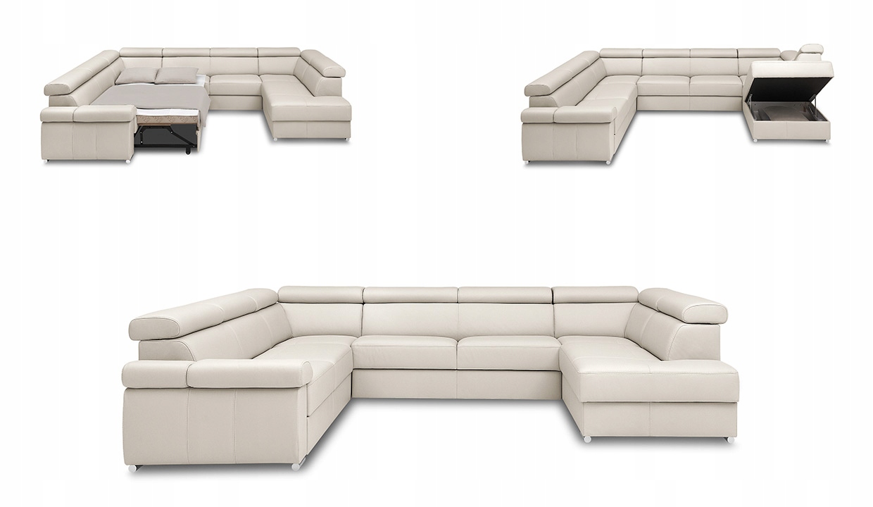 NAROŻNIK ZOOM PRAWY NOWY ETAP SOFA SKÓRA MODUŁOWY Wysokość mebla 78 cm