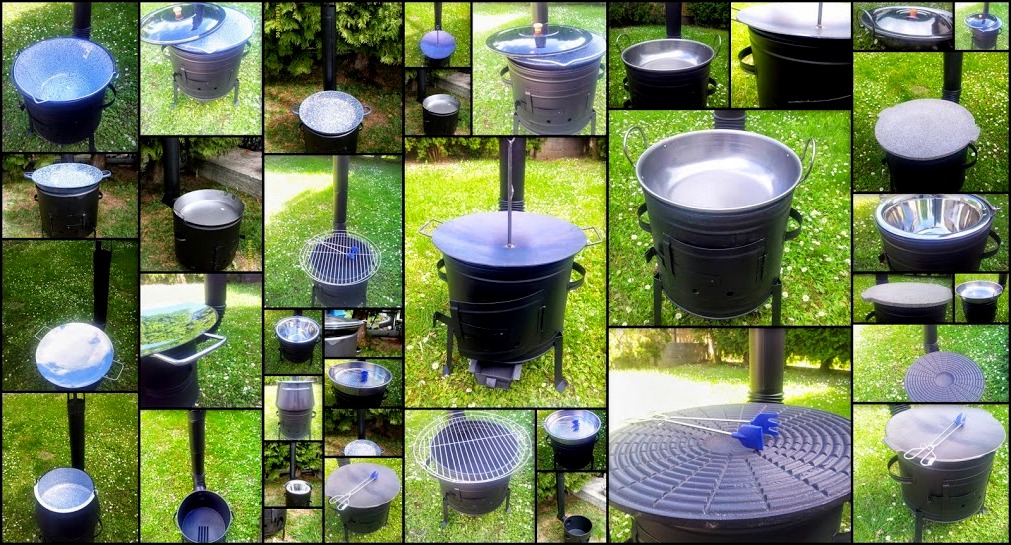 KUCHNIA POLOWA + KOCIOŁEK POKRYWKA 13L FI 36CM !!! Kod producenta 0