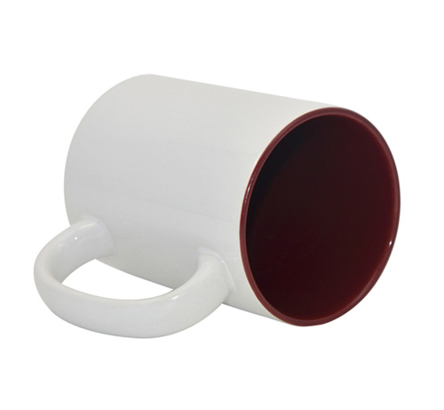 

Kubek z nadrukiem Logo Fotokubek 450ml Bordowy