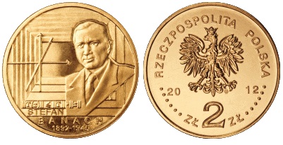 2 złote (2012) - Stefan Banach