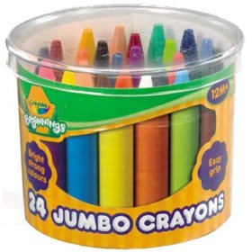 

Crayola Jumbo XL 24 Duże Kredki Świecowe bezpieczn