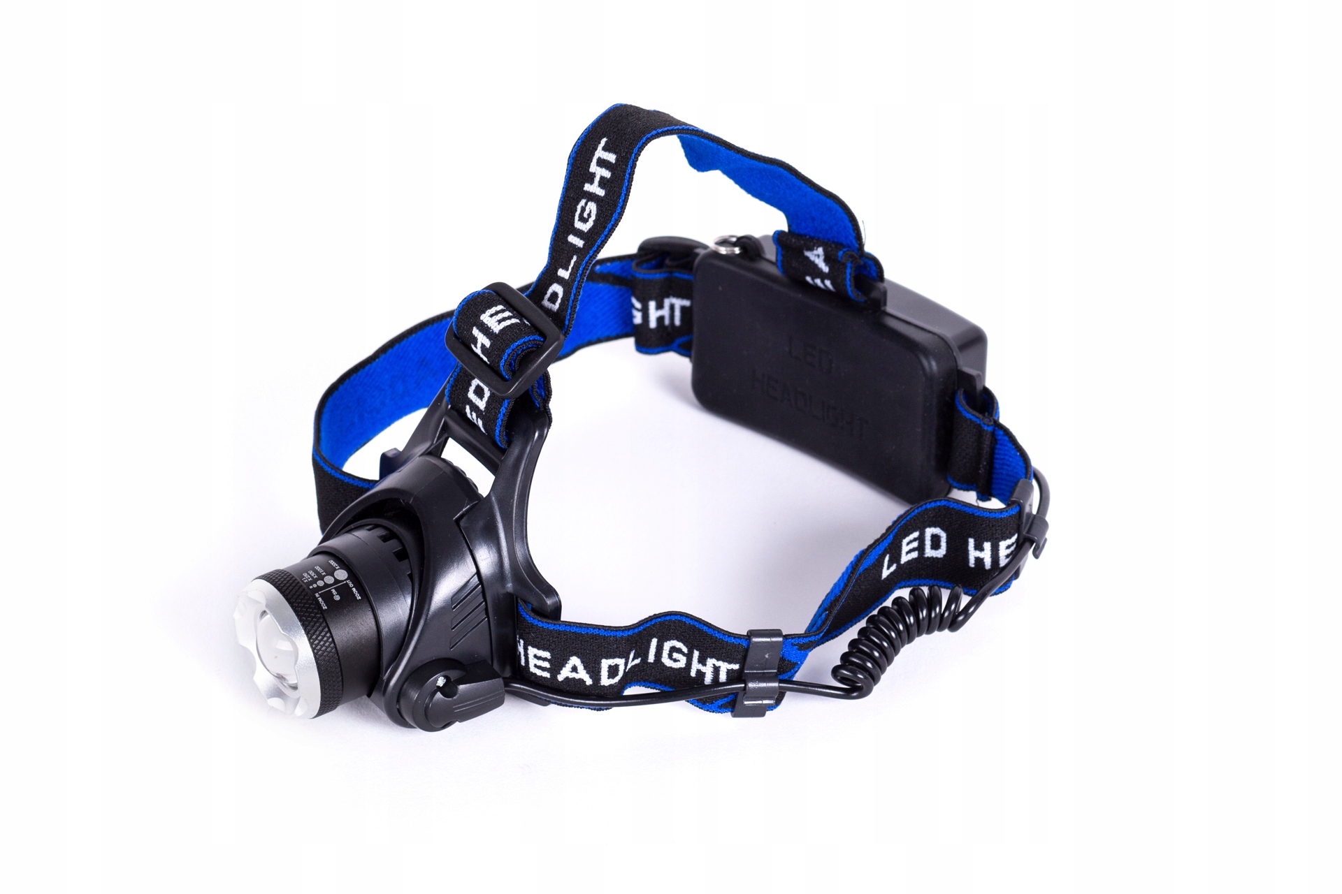 LATARKA CZOŁOWA LED ZOOM CREE XM-L T6 CZOŁÓWKA Materiał tworzywo sztuczne