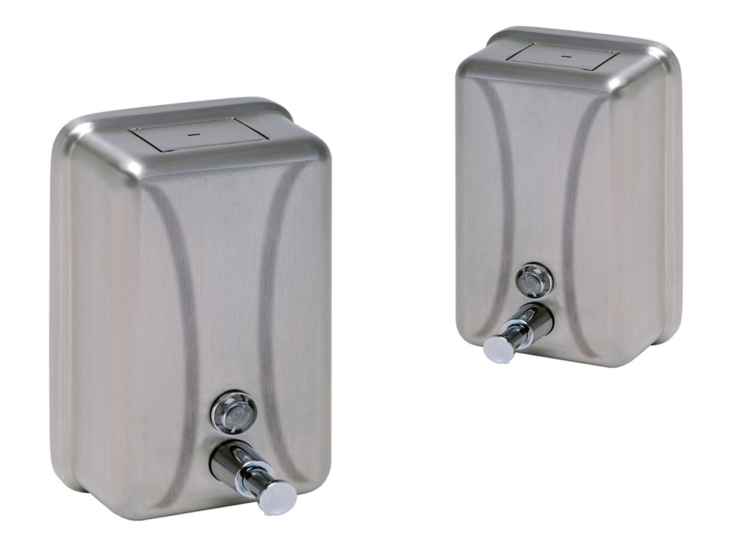 

Dozownik mydła w płynie 500ml stal szczotkowana