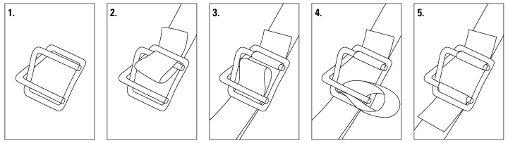 19mm Taśma do pakowania spinania zapinki ZESTAW Marka inny