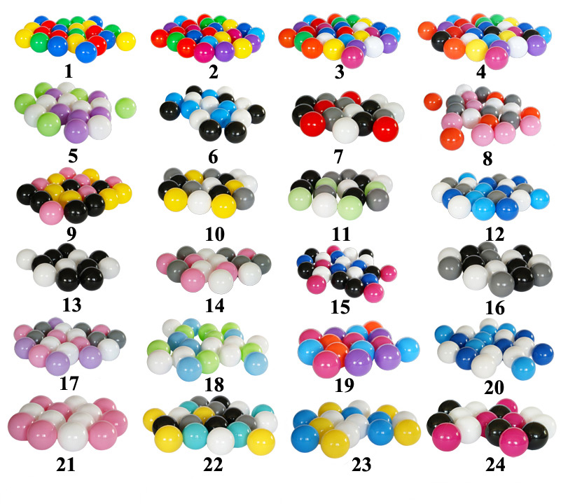 PIŁKI piłeczki suchy basen,prezent 100 szt. 8cm Marka SaleNET