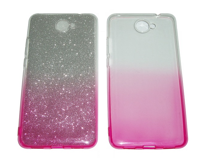 

Etui Glitter Ombre do Huawei Y7 + Gratis
