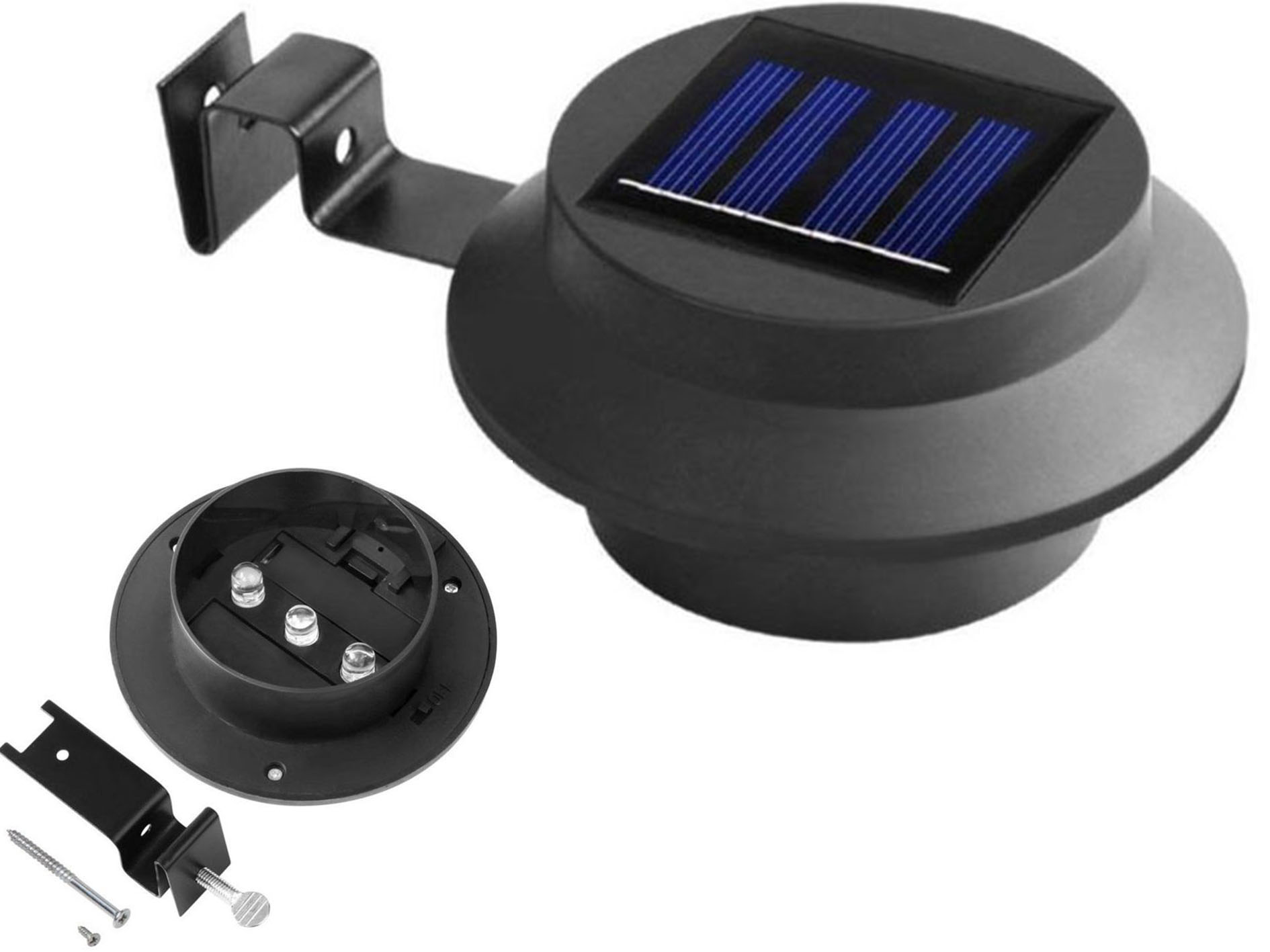 

lampa solarna Mocne 3 Led, Kinkiet, wisząca, P104