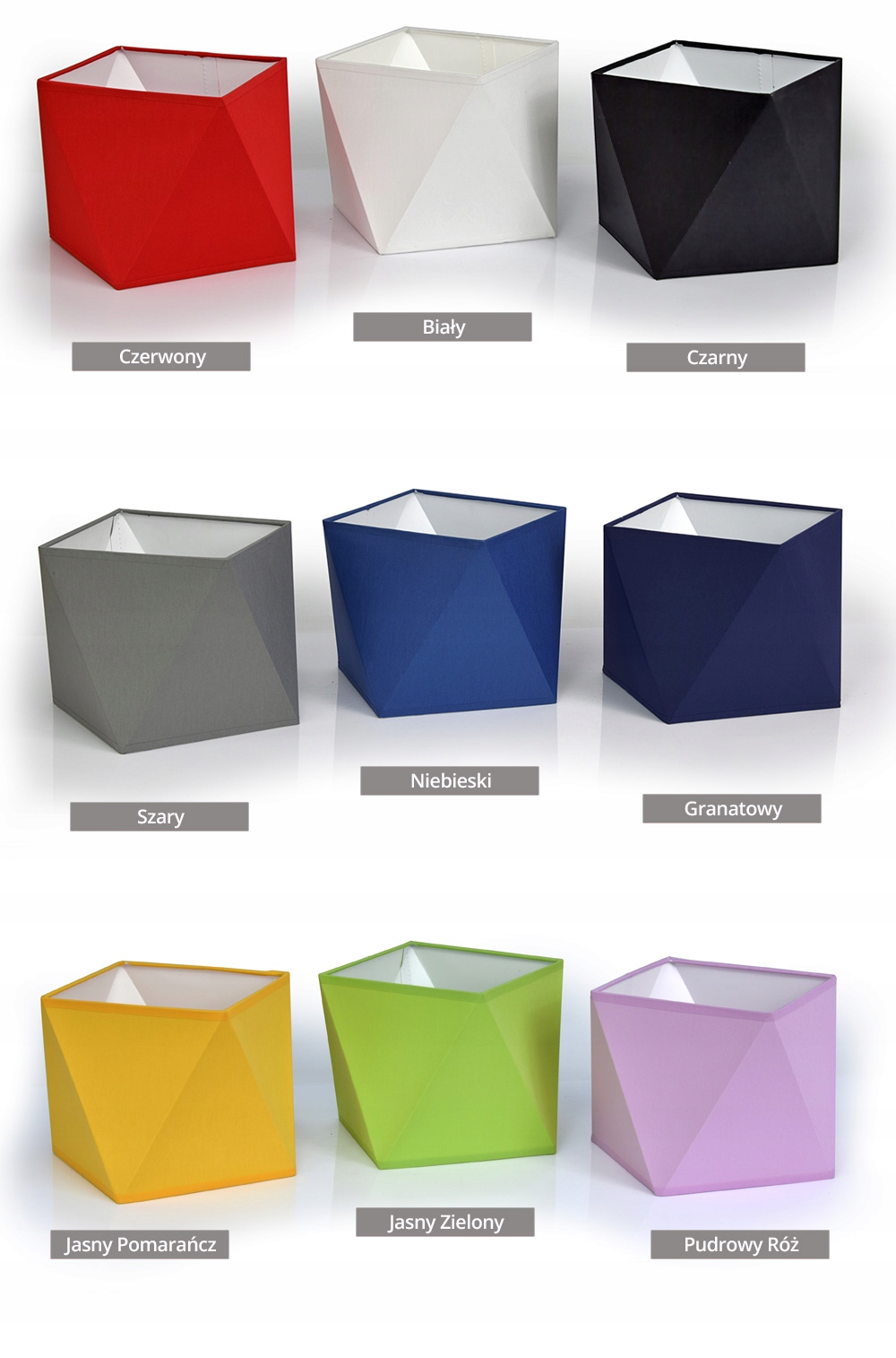 LAMPA WISZĄCA SUFITOWA ŻYRANDOL PLAFON DIAMENT LED Kolor biały czarny odcienie czerwieni odcienie niebieskiego odcienie pomarańczowego odcienie różowego odcienie szarości i srebra odcienie zieleni