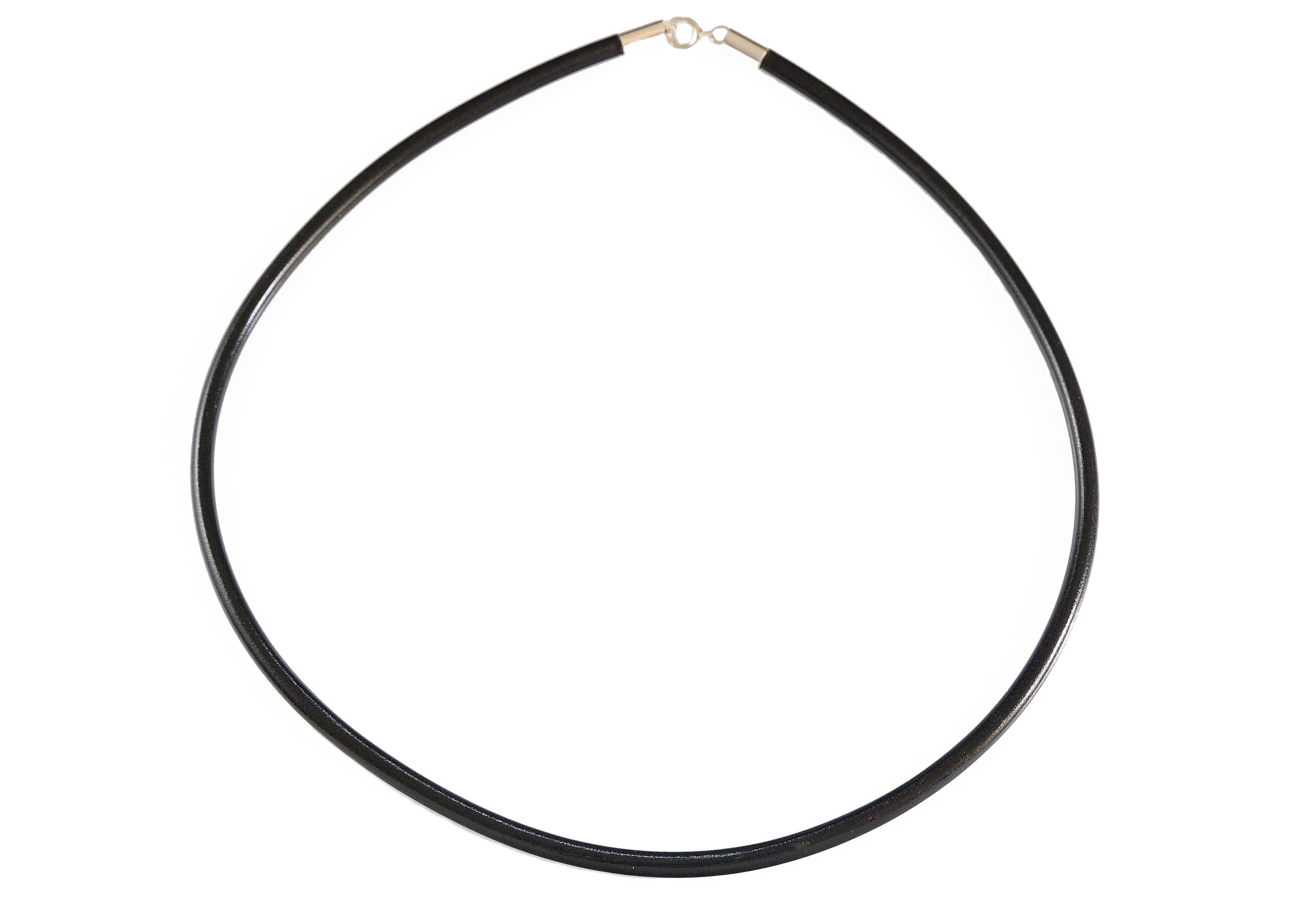 

Versil - naszyjnik rzemyk kauczuk 38 cm Srebro 925