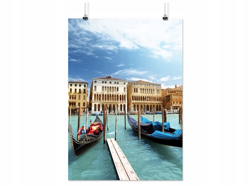 

Plakat Wenecja Gondola 90x60 CM 14 Wzorów Matowy