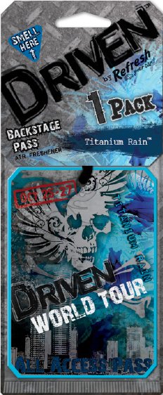 

Zapach Samochodowy Zawieszka Driven Backstage Pass