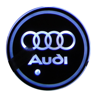 

Światła Led Logo Podkładka Audi Rzutnik Biały