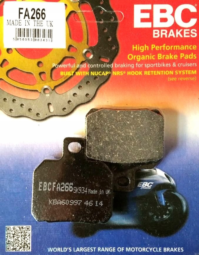 

Klocki Tył Ducati Multistrada 620 1000 1100 1200