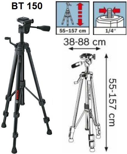 BOSCH GCL 25 Professional LASER WIELOFUNKCYJNY Zasięg 10 m