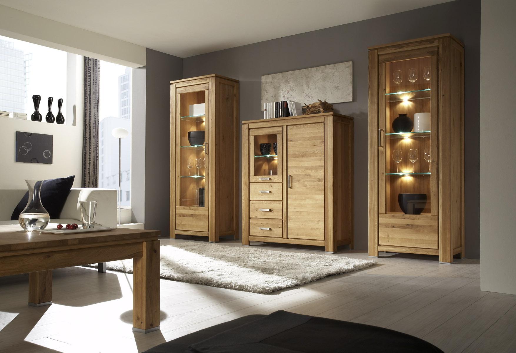 WITRYNA FARO TYP 10 DEKORT DĘBOWA NOWA Głębokość mebla 47 cm