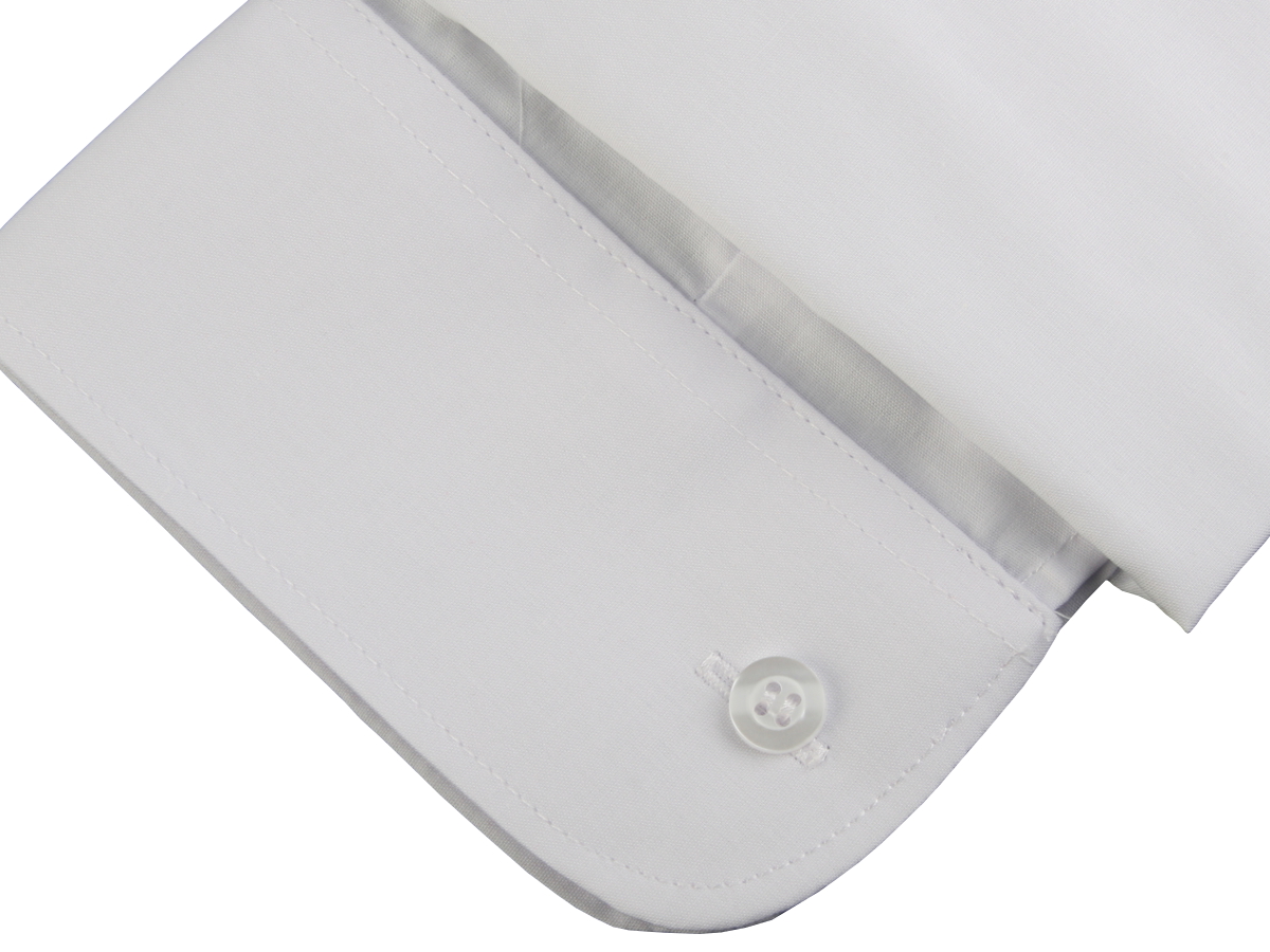 KOSZULA BIAŁA GŁADKA 37/38 182-188 SUPER SLIM Kolor biały