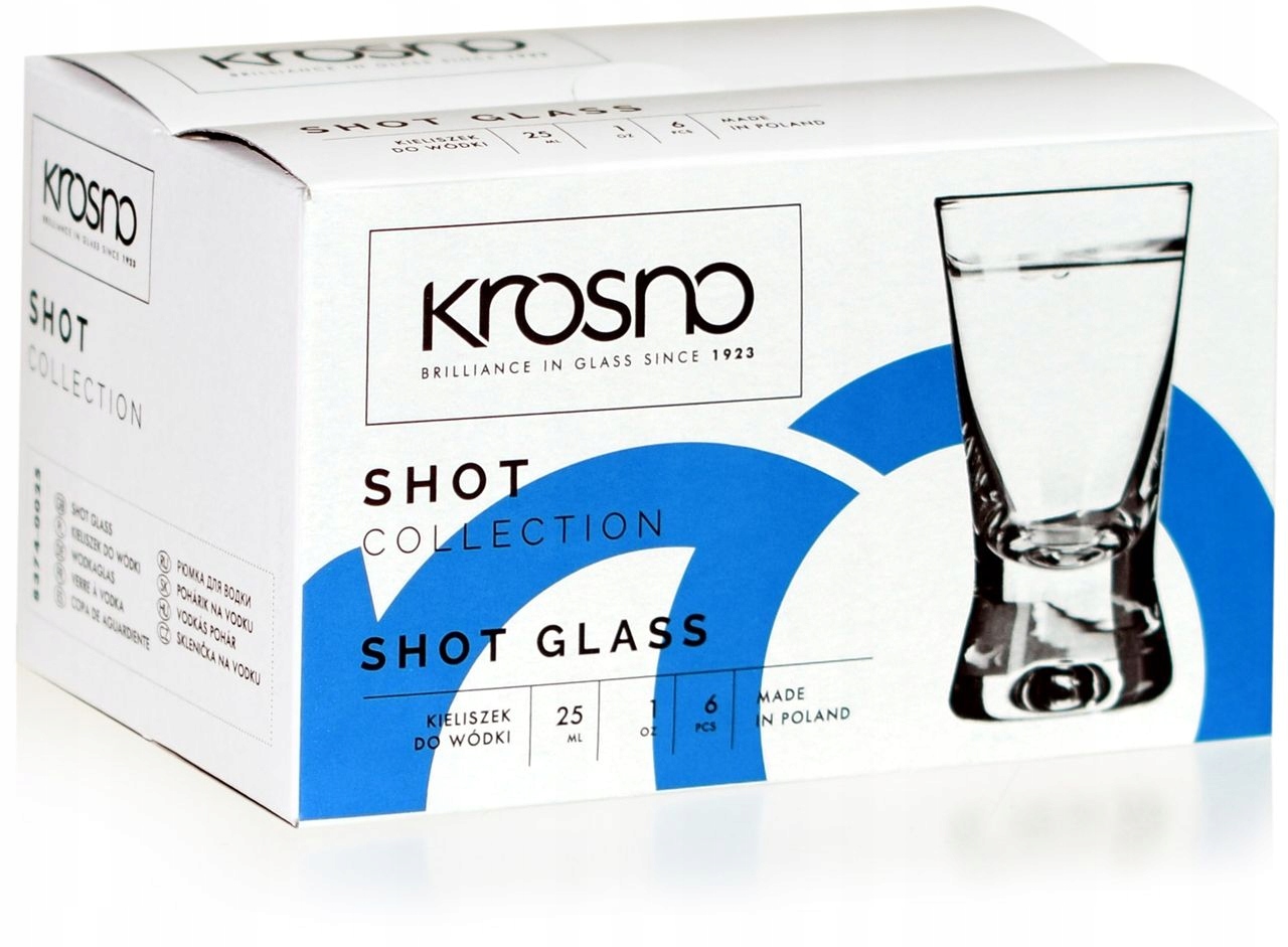 

Kieliszki do wódki likieru Krosno Shot 25ml X-Line