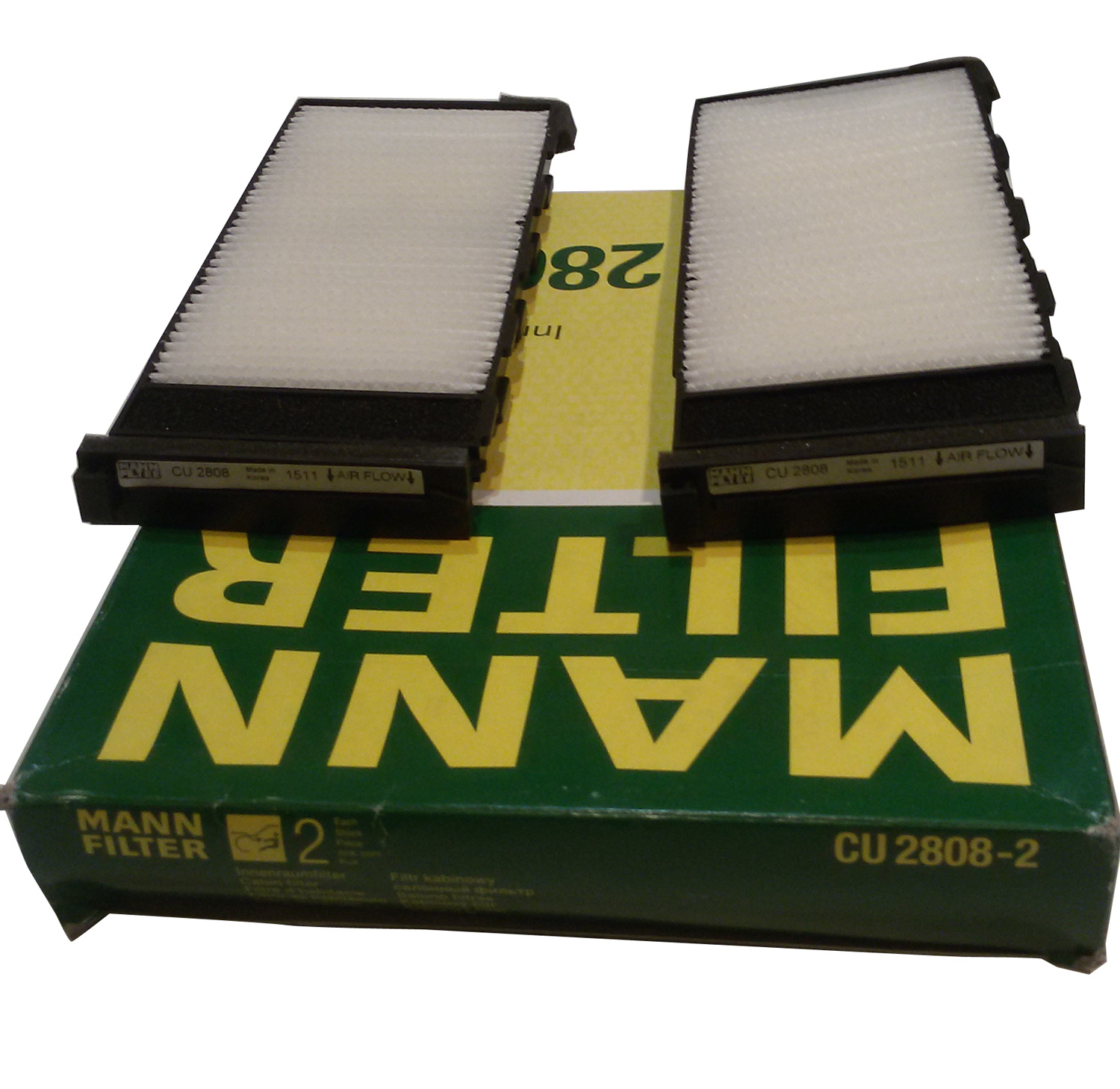 2808-2 - МАНН САЛОННЫЙ ФИЛЬТР CU2808-2 NISSAN PATROL 00-