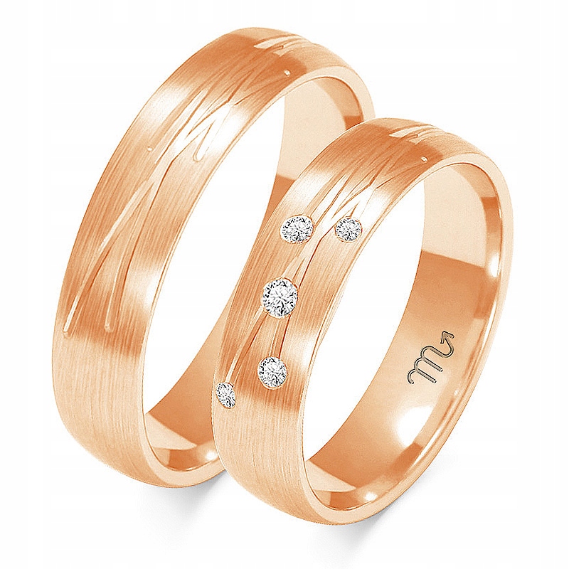 Zlaté Prsteny 14K 5 mm Brylant id O-137