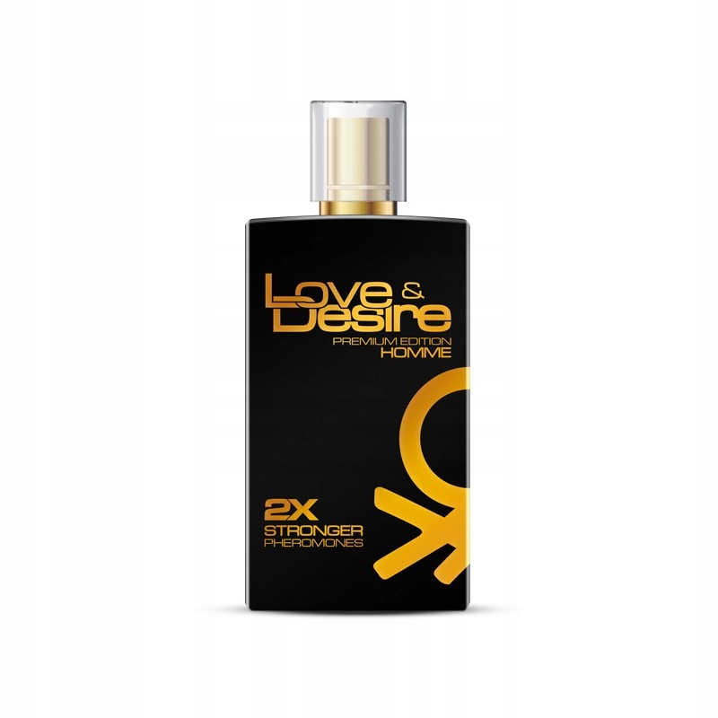 LOVE DESIRE PREMIUM GOLD PERFUME MALE PHEROMONES Prostornina posode 100 ml