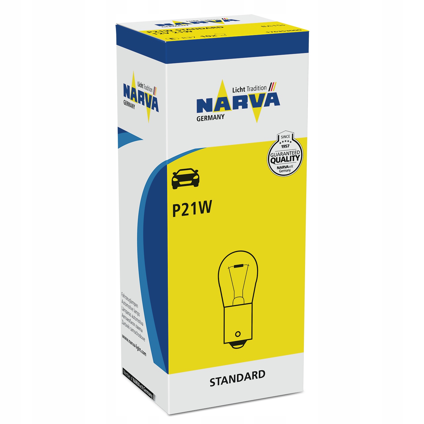 

Narva P21W Żarówka 21W Standard 12V 17635 10szt.