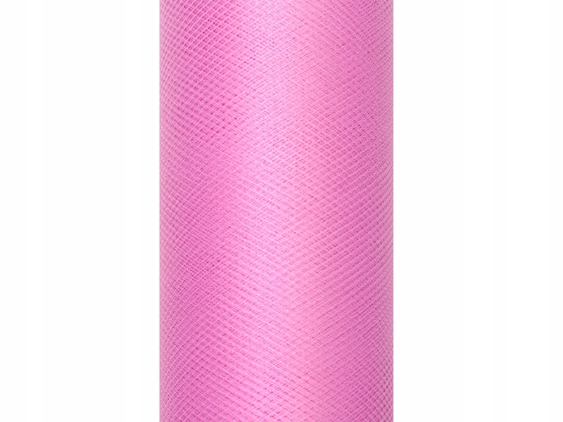 

Tiul Dekoracyjny na rolce 15cm 9m Ślub Ciem.róż S2
