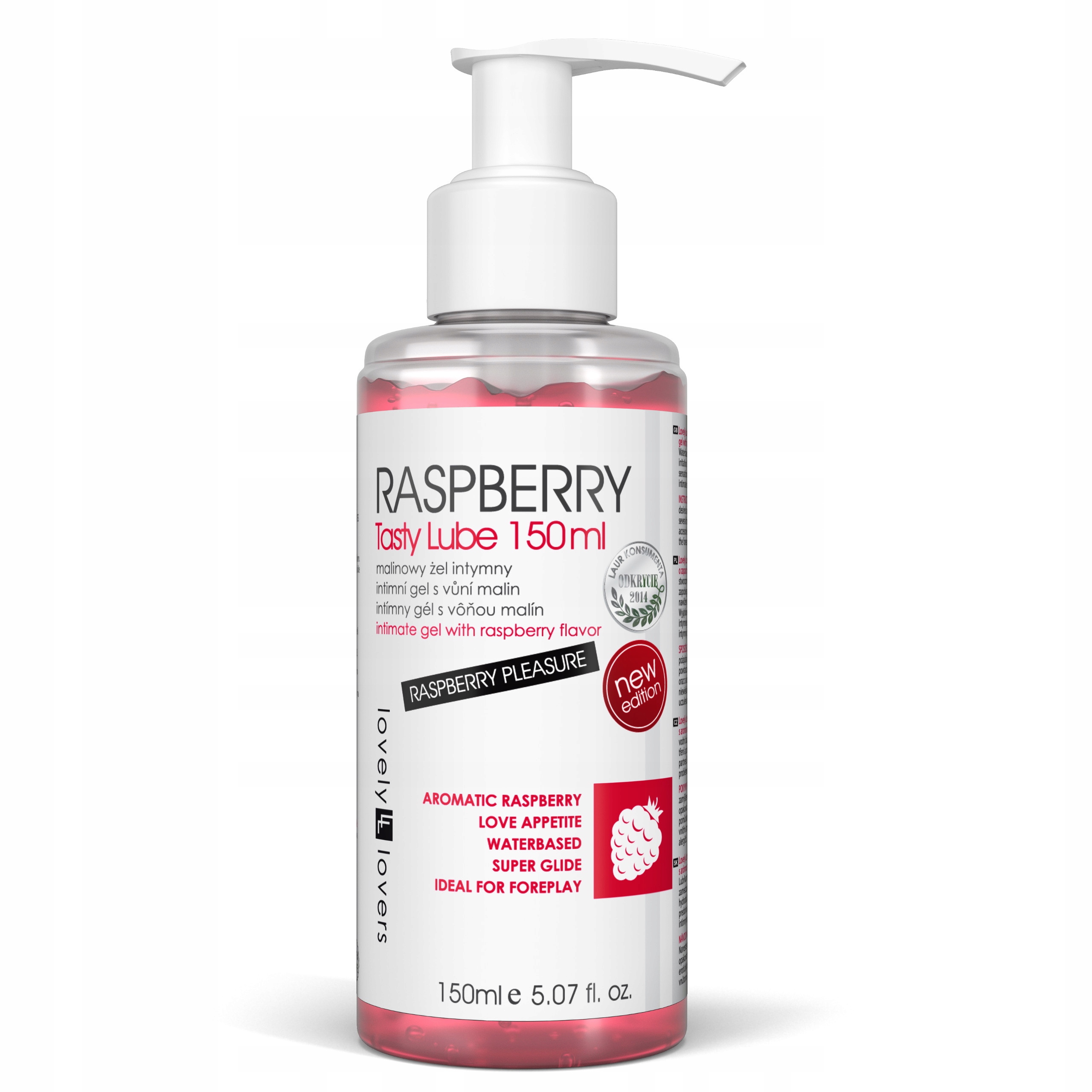 RASPBERRY TASTY LUBE GEL LUBRICANT RASPBERRY Šifra proizvajalca 650326