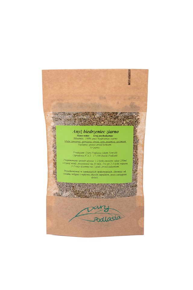 

Anyż biedrzeniec ziarna -Zioła-500g- Dary Podlasia