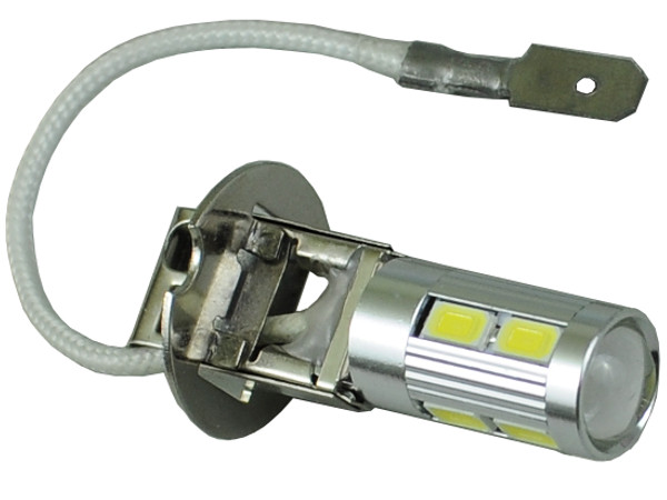 

H3 10 x Led Smd Mocne z Soczewka 12/24V