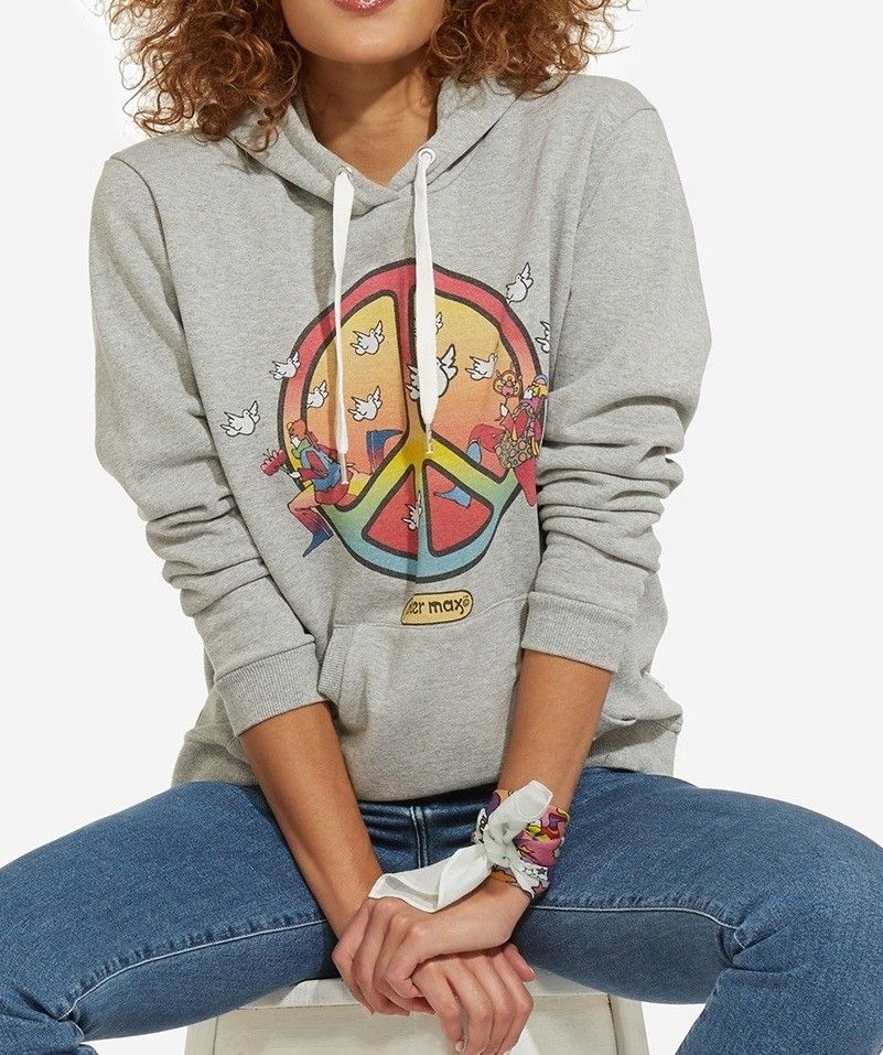 

Wrangler by Peter Max Bluza Z Kapturem Peace _ Xs