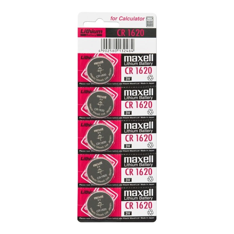 

Bateria litowa Maxell 3V Cr 1620 --- 5 sztuk