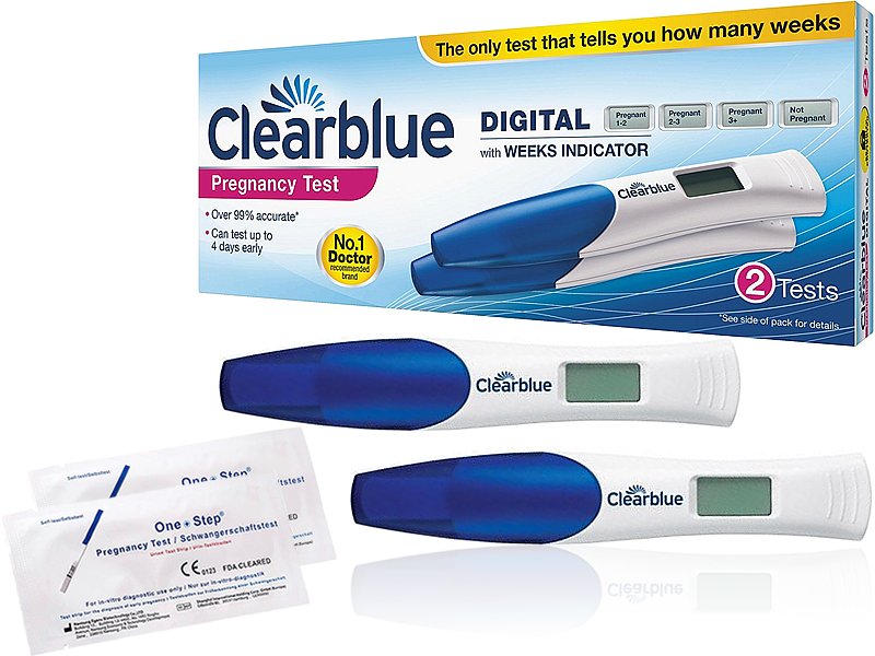 

Clearblue test ciążowy Wskazuje Tydzień 2szt +2p