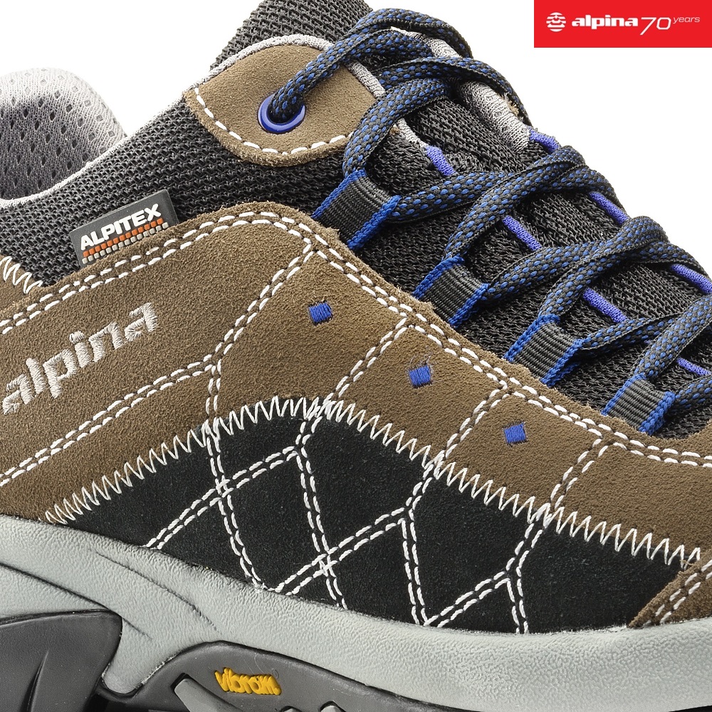 ALPINA TROPEZ VIBRAM SKÓRA Buty Trekkingowe r.46 Model Tropez Brown