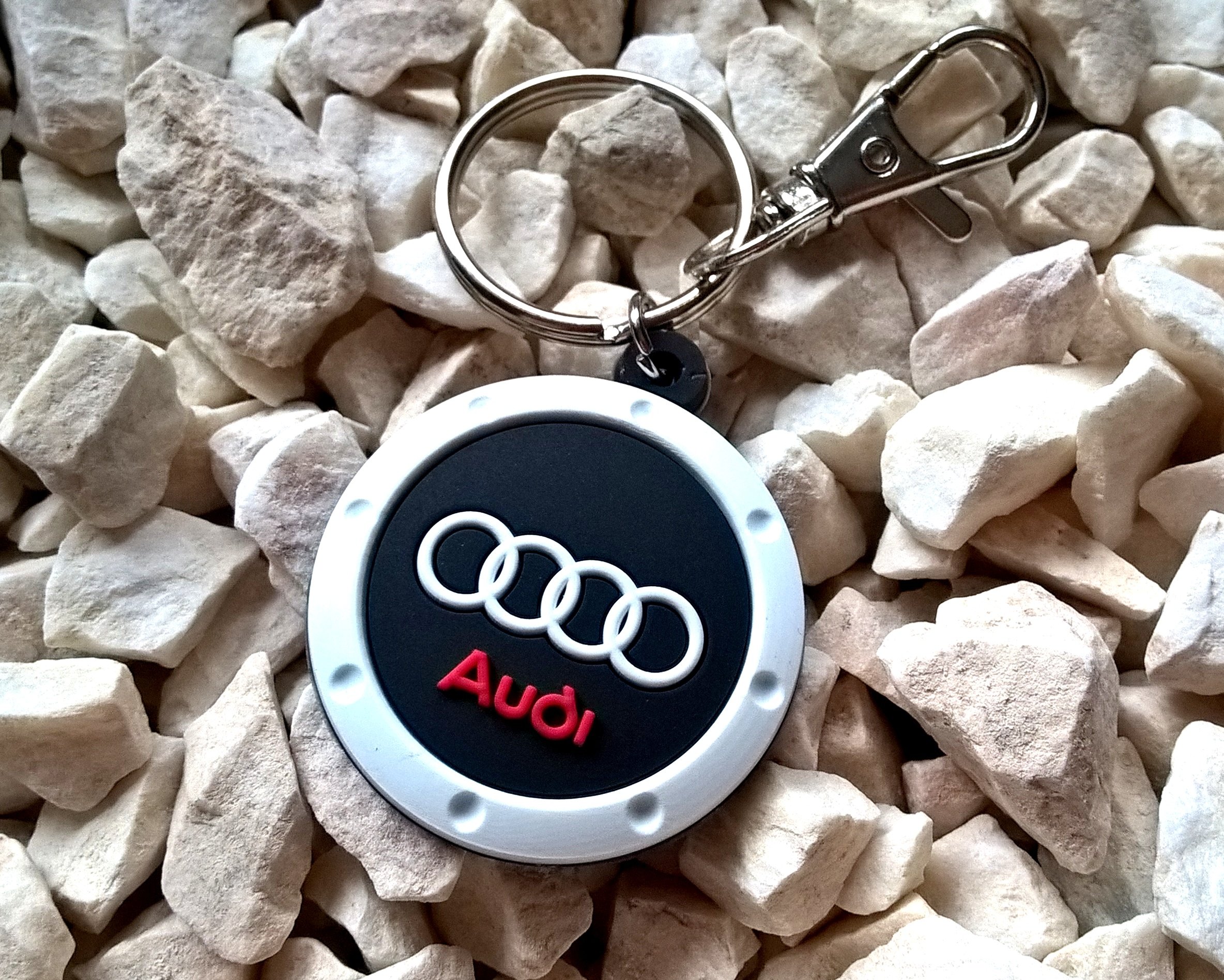 

Brelok Audi breloczek do kluczy gumowy a4 a3 rs
