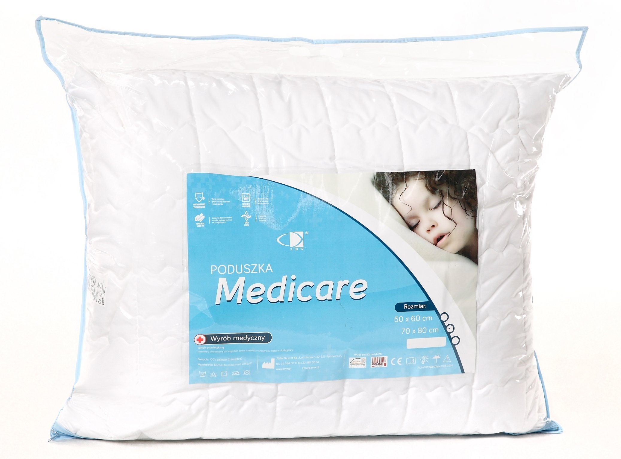 

Antyalergiczna Poduszka Medicare 40X40 Amw Jasiek