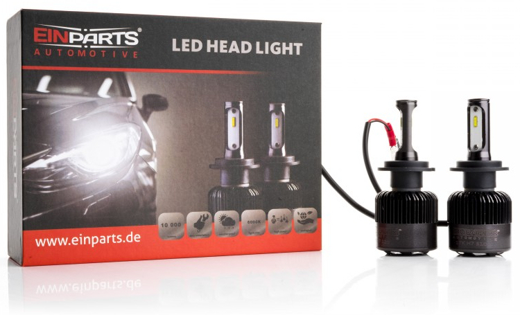 EINPARTS H7 LED 6000k MERCEDES E W211 W212 X164 Номер каталозі запчастини Eplh33 foto 1