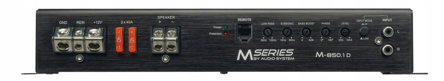 Аудио система M850. 1D моноблок 1700 / 850wrms Вроцлав вес продукта с единичной упаковкой 7 кг