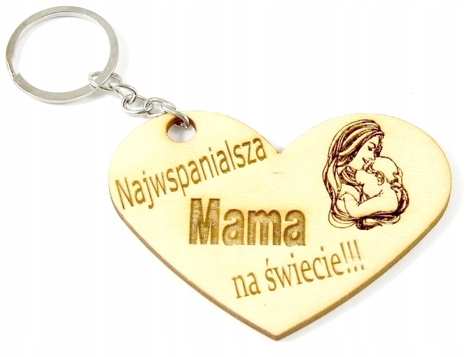 

Brelok zawieszka Magnes mama serce