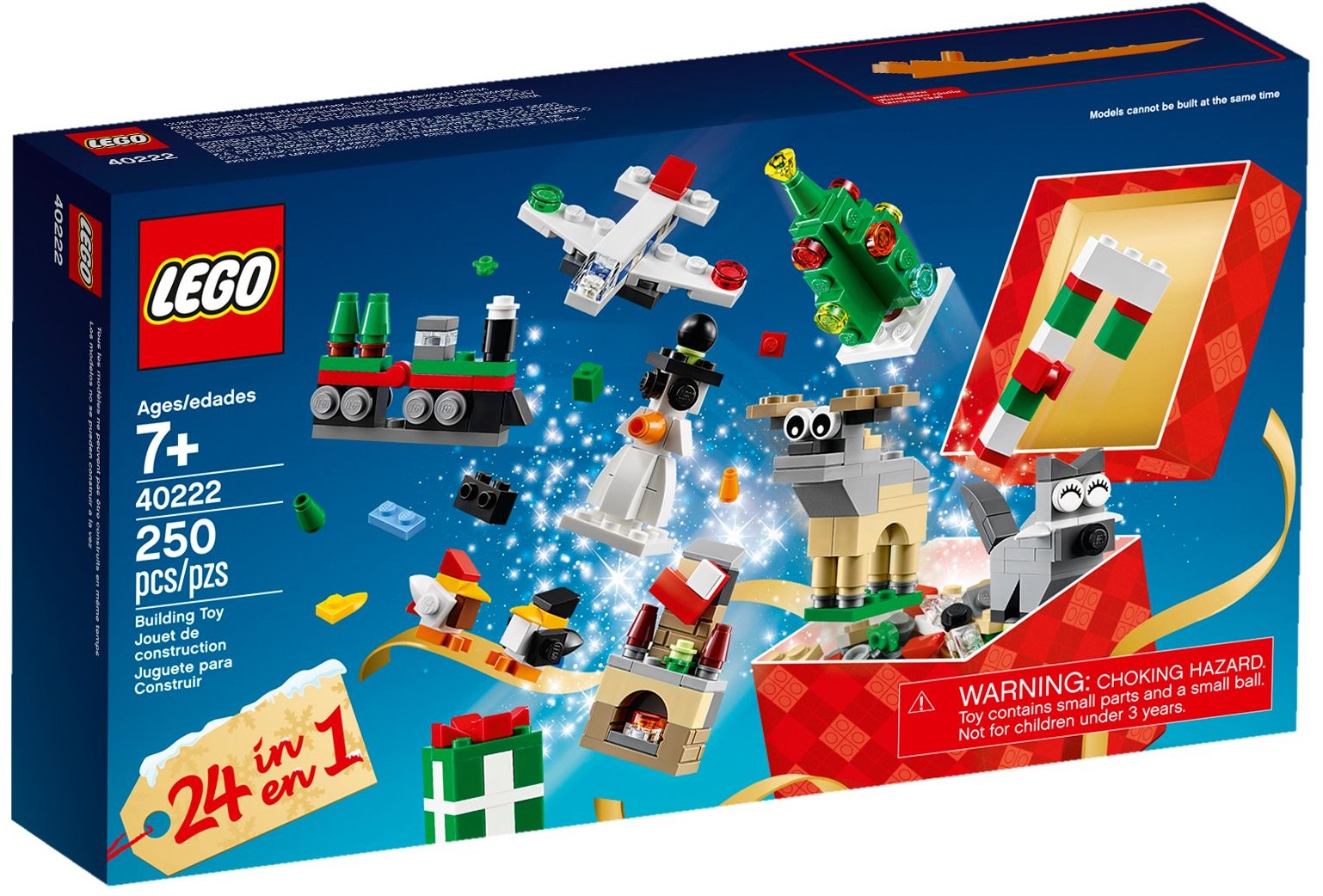 LEGO 40222 PŘÍLEŽITOSTNÉ - VÁNOČNÍ STAVĚNÍ 24 modelů NOVÉ